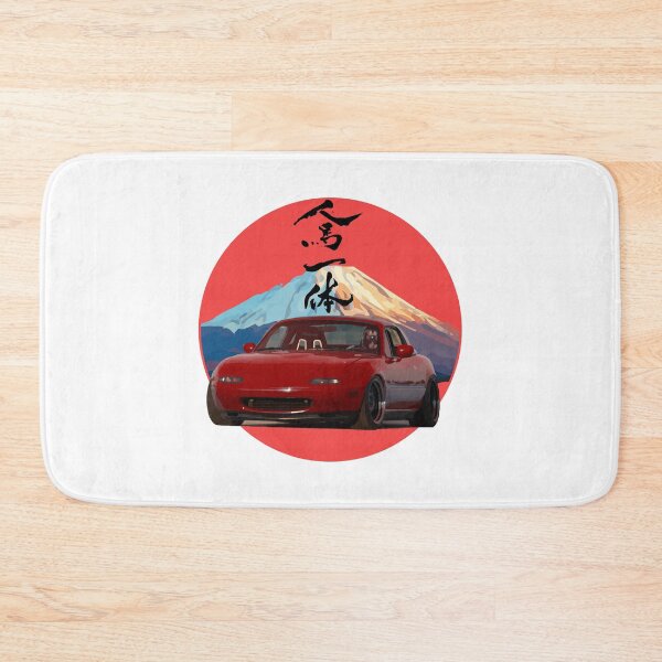 Item preview, Red NA Mazda Miata/MX-5 - Mount Fuji Jinba Ittai Roadster Life  designed and sold by mudfleap.