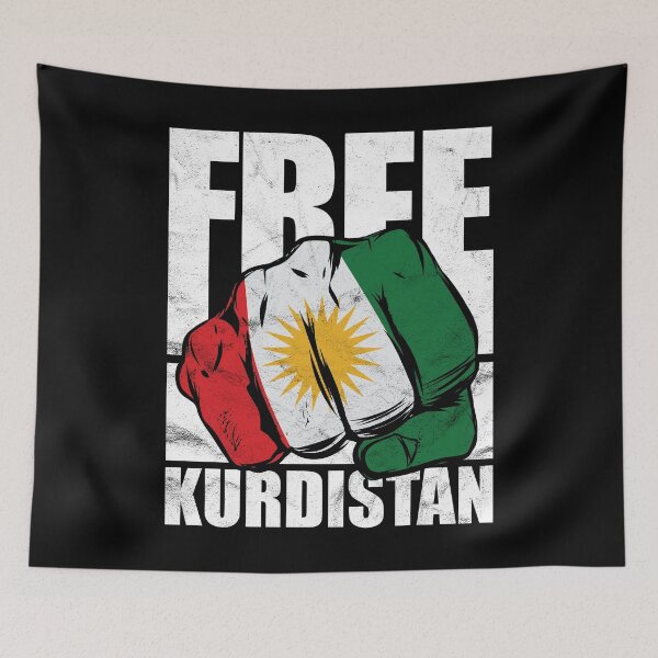 Item preview, Flag star Free Kurdistan designed and sold by alexngn.