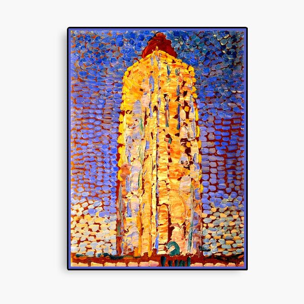 Mondrian - Lighthouse at Westkapelle Canvas Print