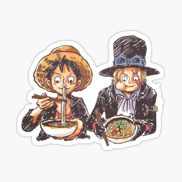 Ramen Time with Sabo Sticker