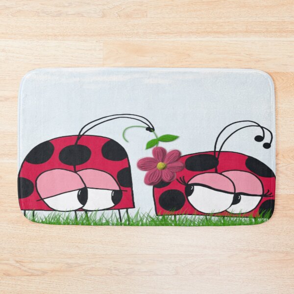 Item preview, Ladybug Wooing His New Love Illustration designed and sold by OneArtsyMomma.