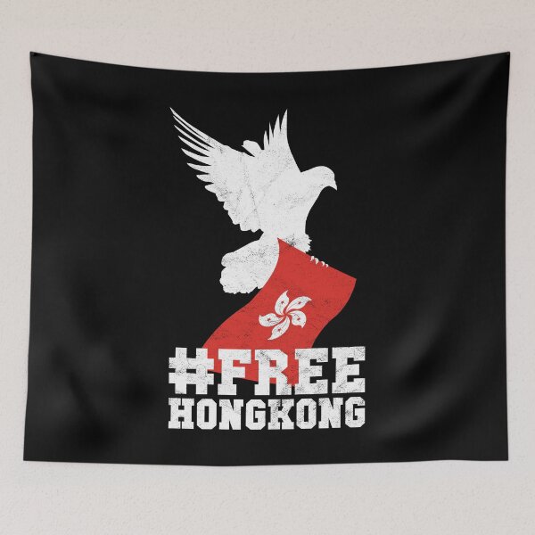 Item preview, Free Hong Kong Protest against China Tshirt designed and sold by alexngn.