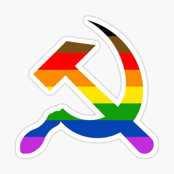 Artikel-Vorschau von LGBTQ + Hammer und Sichel - kommunistischer Stolz, designt und verkauft von Ivy Raine.
