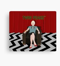 Diane in the Red Room Canvas Print