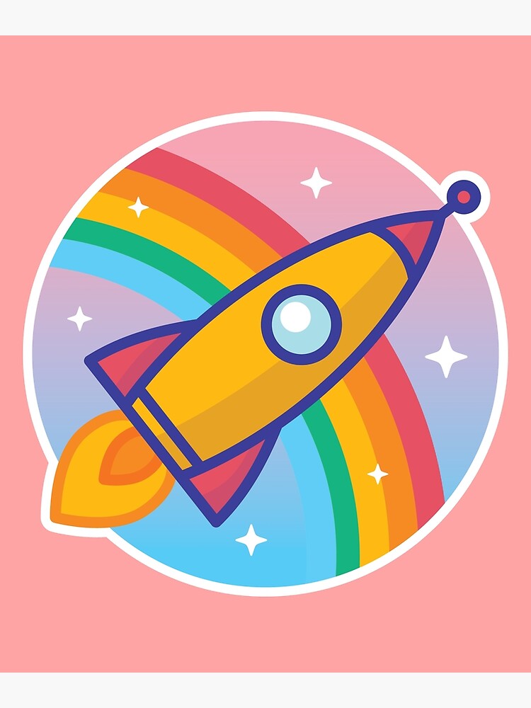 Space Rocket Kids design  Poster for Sale by FFelder