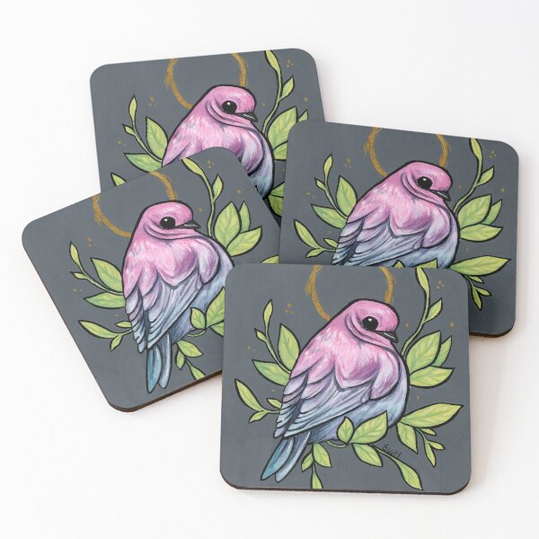 Item preview, Penelope - Watercolor and gouache bird painting designed and sold by Ellen Wilberg.