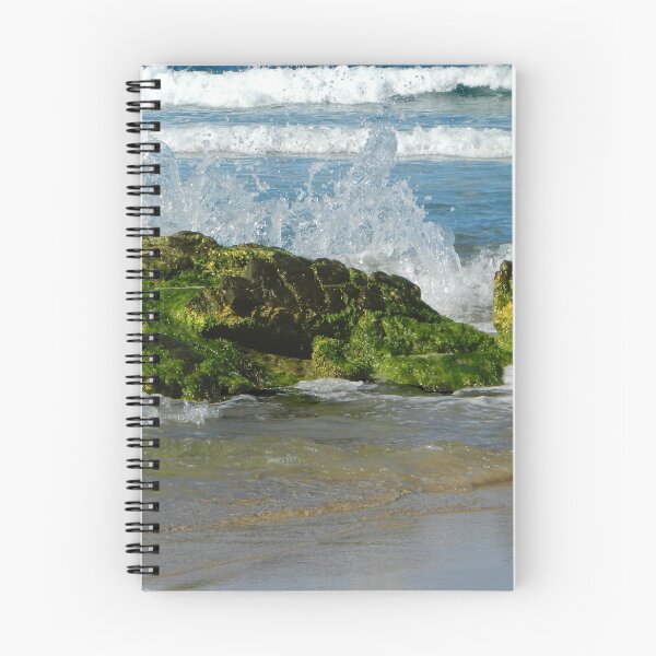 Item preview, Wave splashing on rocks frozen in time designed and sold by Sylvan Myst.