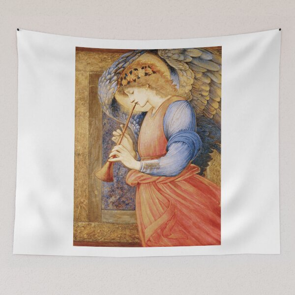 Item preview, Edward Burne-Jones - Angel Playing Flageolet - 19th Century - Painting designed and sold by CrankyOldDude.