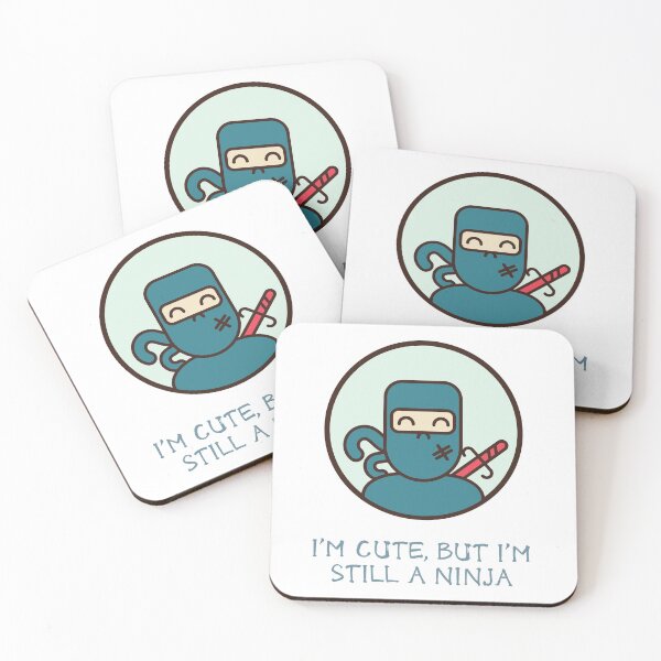 Item preview, I'm Cute, But I'm Still A Ninja designed and sold by Legit Hooligan.