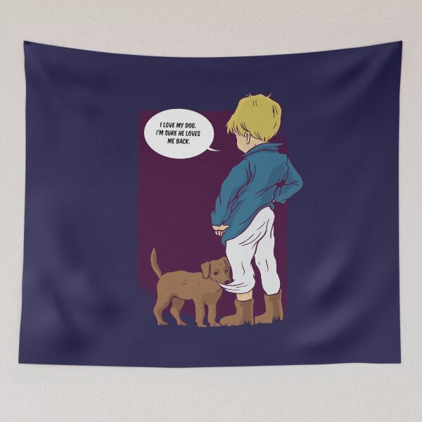 Item preview, Boy with dog designed and sold by DerSenat.