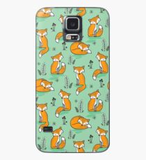 Dreamy Fox in Green Case/Skin for Samsung Galaxy