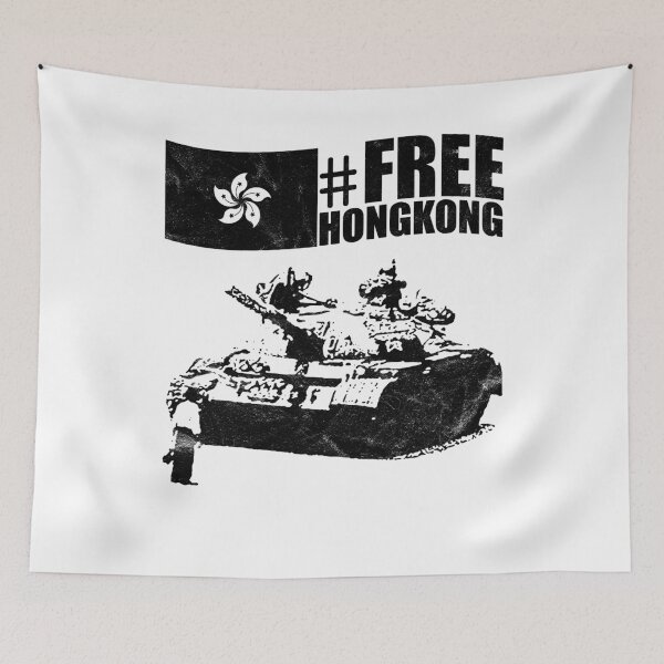 Item preview, Free Hong Kong Protest against China Tshirt designed and sold by alexngn.