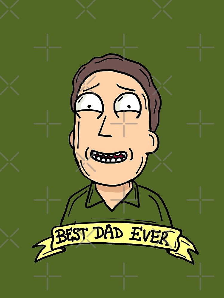 Jerry Smith from Rick and Morty™ : Best Dad Ever by sketchNkustom