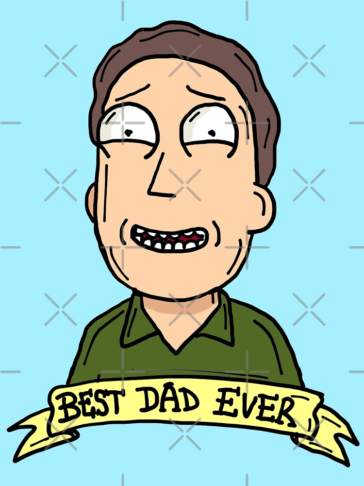 Jerry Smith from Rick and Morty™ : Best Dad Ever by sketchNkustom