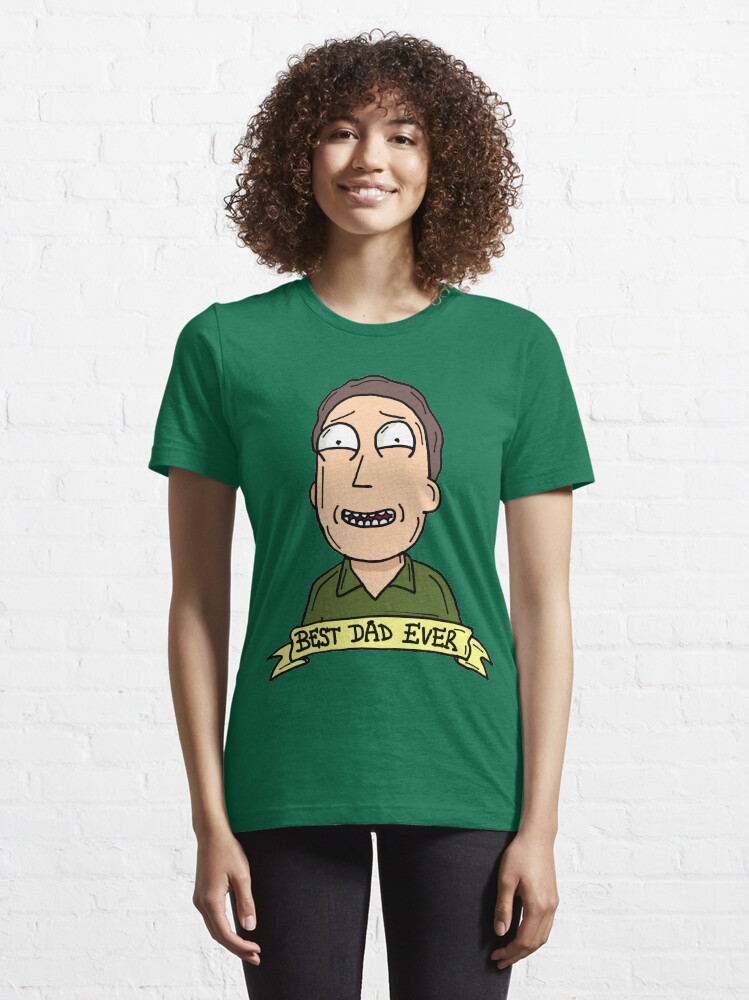 Alternate view of Jerry Smith from Rick and Morty™ : Best Dad Ever Essential T-Shirt