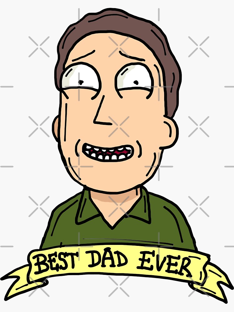 Jerry Smith from Rick and Morty™ : Best Dad Ever by sketchNkustom