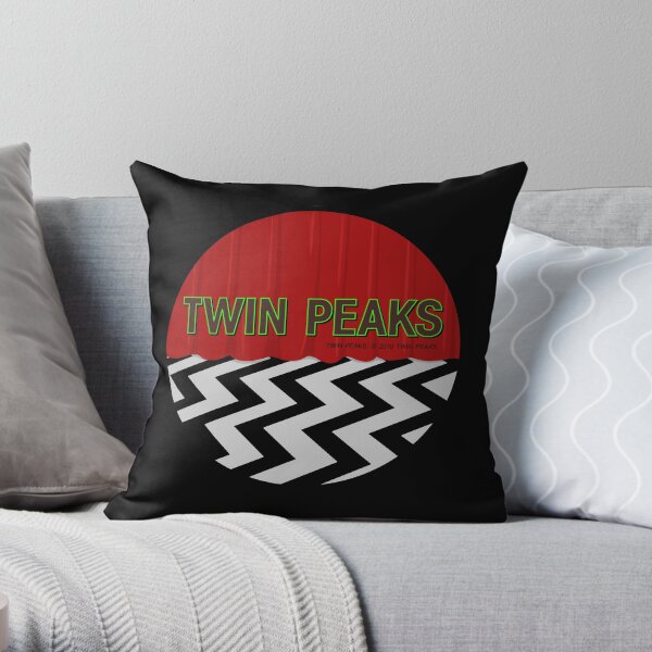 Twin Peaks Throw Pillow