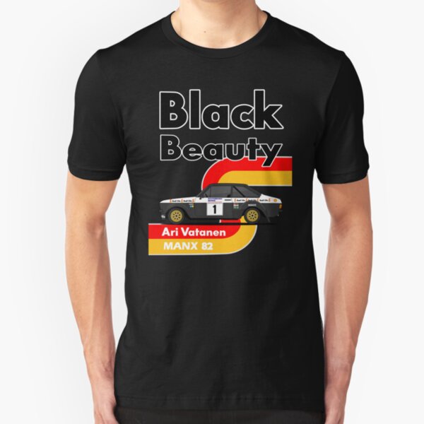 Ari Vatanen Black beauty escort MK2 Slim Fit T-Shirt