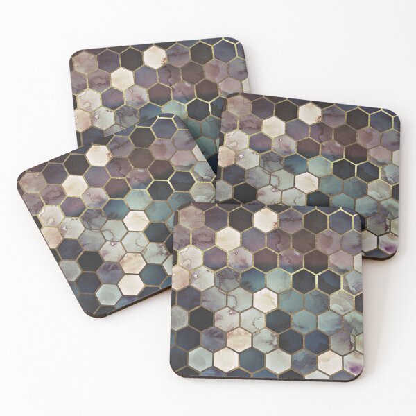 Item preview, RUGGED MARLBE HEAGON DARK by Monika Strigel designed and sold by SunlightStudios.