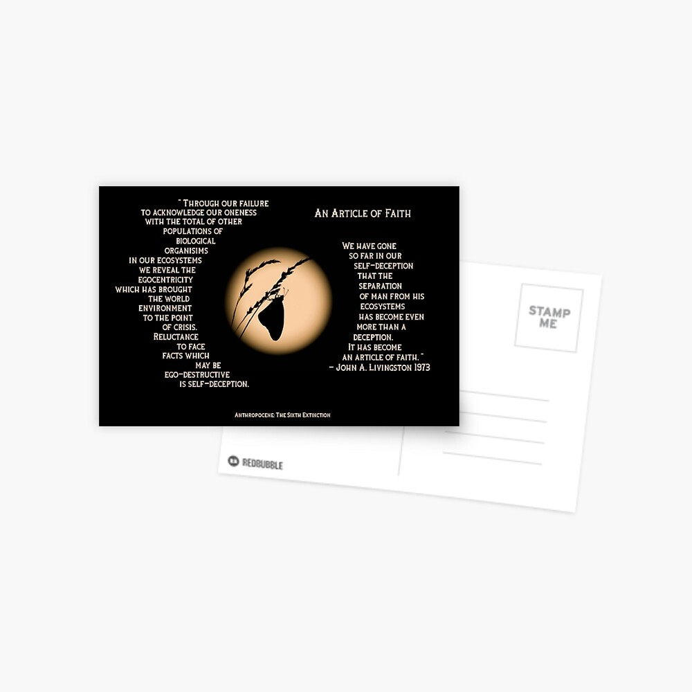 An Article of Faith Greeting Cards Postcard