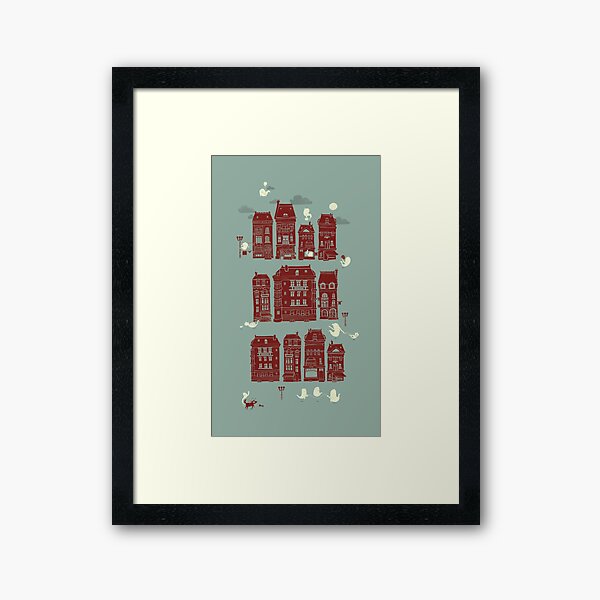 Ghost Town Framed Art Print