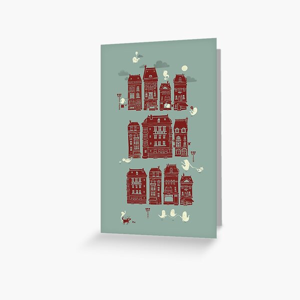 Ghost Town Greeting Card