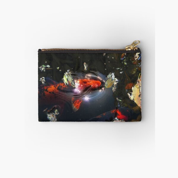 Item preview, Leaves and koi in a pond designed and sold by Sylvan Myst.
