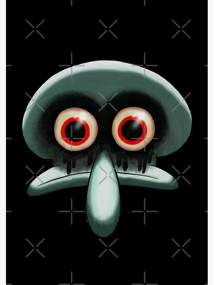 Red Mist Squidward Poster for Sale by artsylab