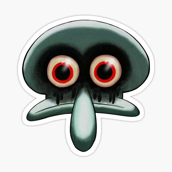 Spongebob Squarepants Halloween Stickers Redbubble - roblox red mist