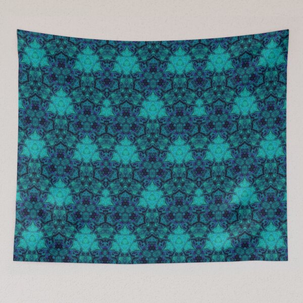 Item preview, Turquoise Kaleidoscope, Ancient Foam, Abstract Pattern 7, by Bennydoscope designed and sold by Bennydoscope.