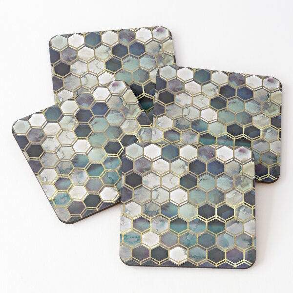 Item preview, RUGGED MARBLE BLUE GREEN by Monika Strigel designed and sold by SunlightStudios.