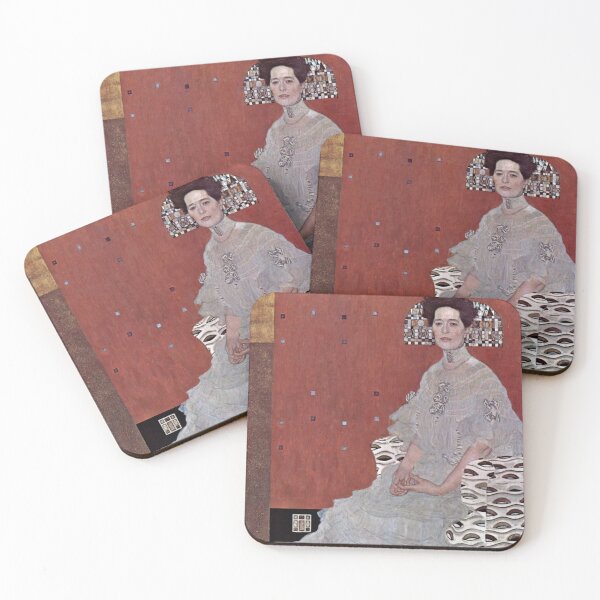 Item preview, Portrait of Fritza Riedler by Gustav Klimt - Art Nouveau Symbolism designed and sold by Bebichic.