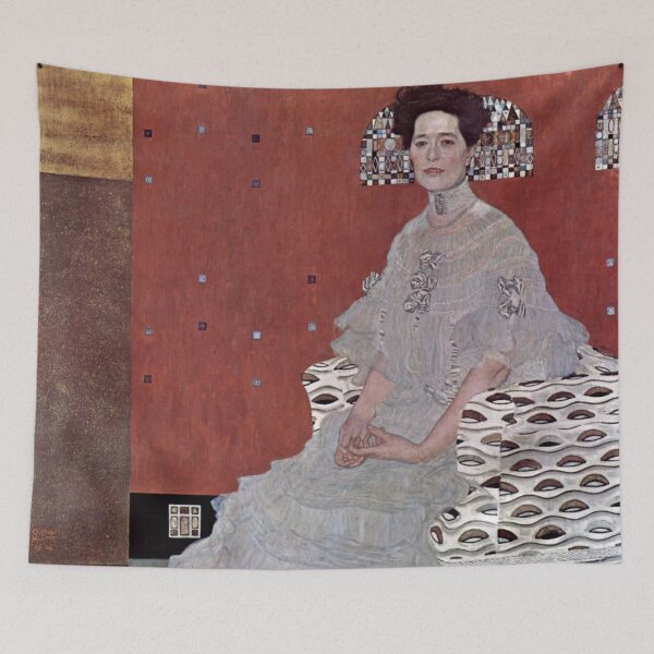 Item preview, Portrait of Fritza Riedler by Gustav Klimt - Art Nouveau Symbolism designed and sold by Bebichic.