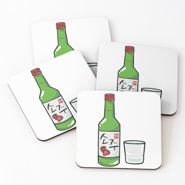 Item preview, Soju bottle with glass designed and sold by JonConDesign.