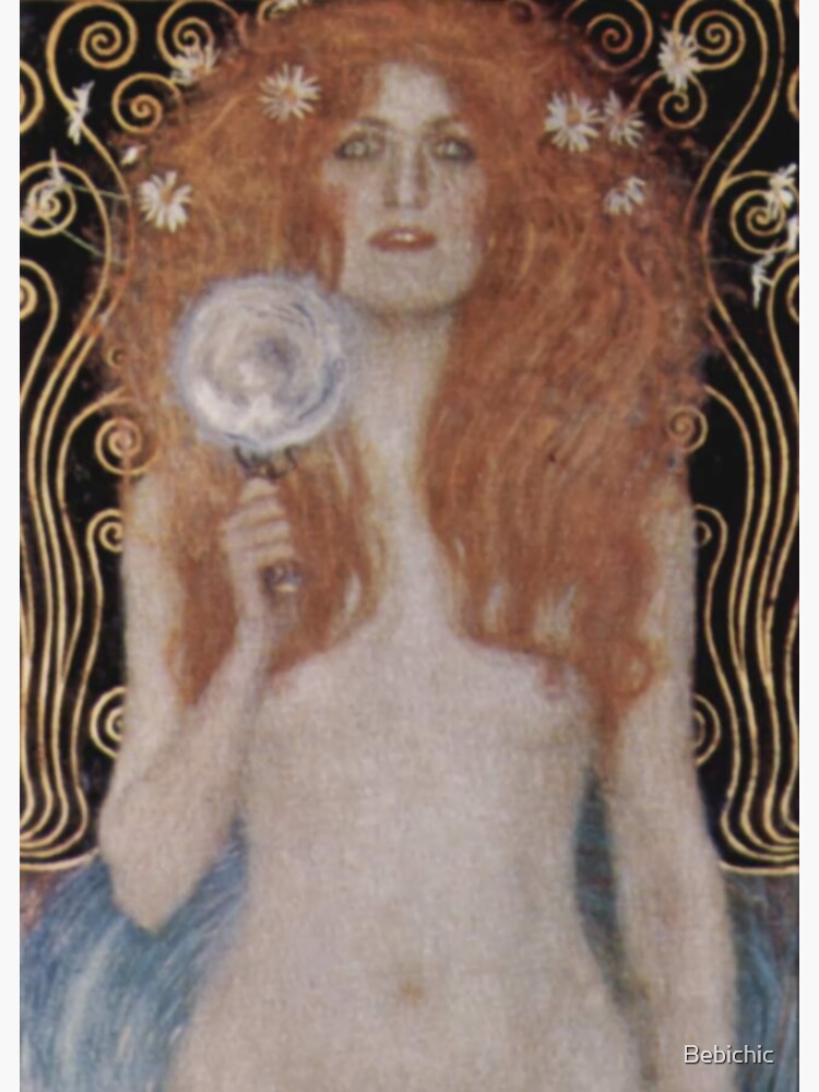Pegatina Nuda Veritas De Gustav Klimt Simbolismo Art Nouveau De