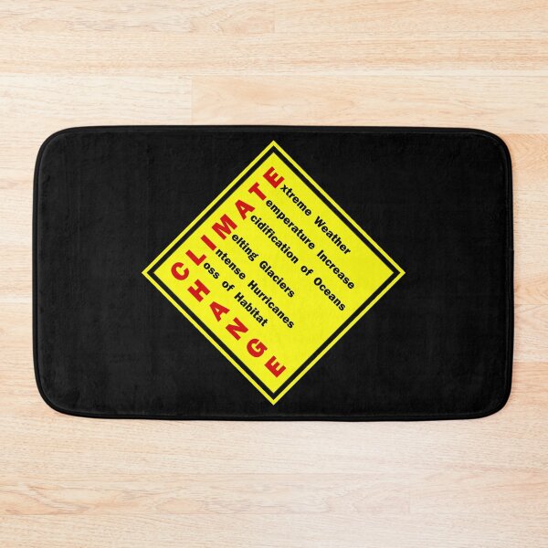 Item preview, Climate Change Warning Sign designed and sold by Steve H Clark.