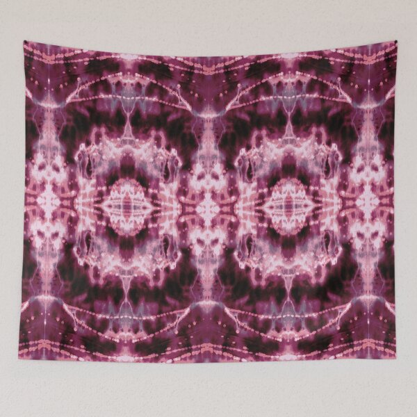 Item preview, Celestial Nouveau Tie-Dye Burgundy designed and sold by Nina May Designs.