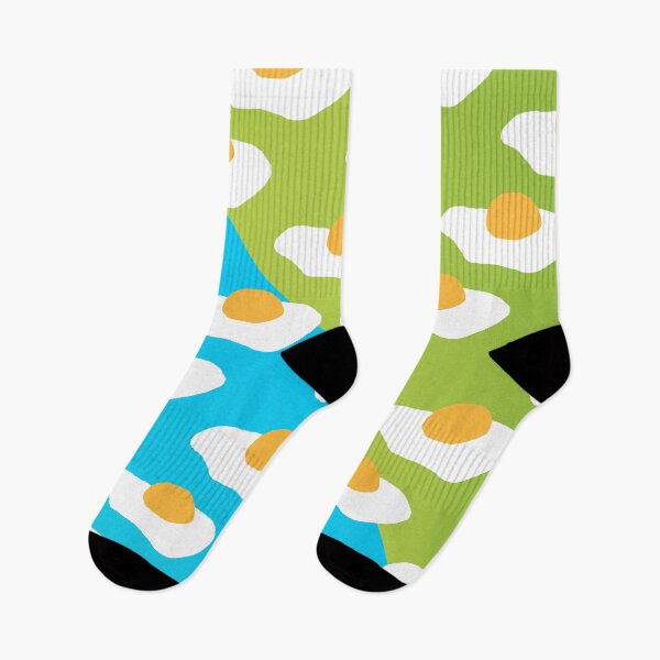 Item preview, Eggsellent (blue + green) designed and sold by The Wallpaper Files.