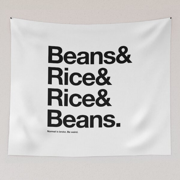 Item preview, Beans & Rice, Rice & Beans designed and sold by riddleandrhyme.