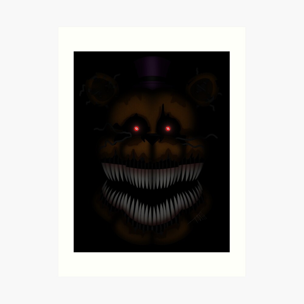 Nightmare Fredbear (Five Nights at Freddy's) Poster for Sale by  TheMaskedHunter