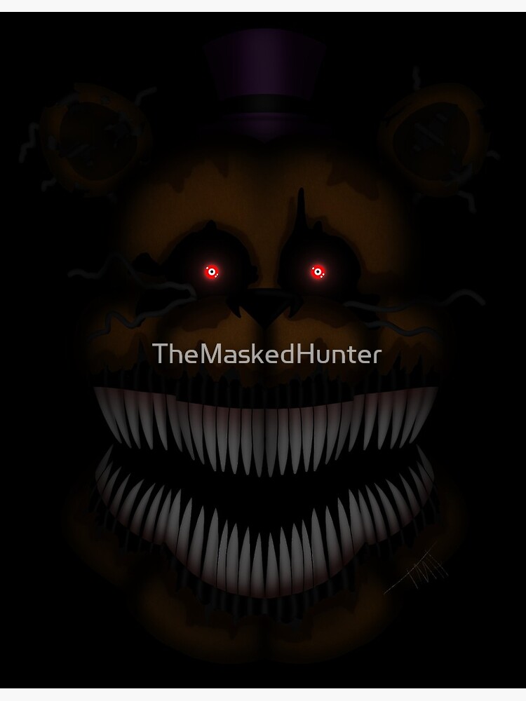 Nightmare Fredbear (Five Nights at Freddy's) Poster for Sale by  TheMaskedHunter