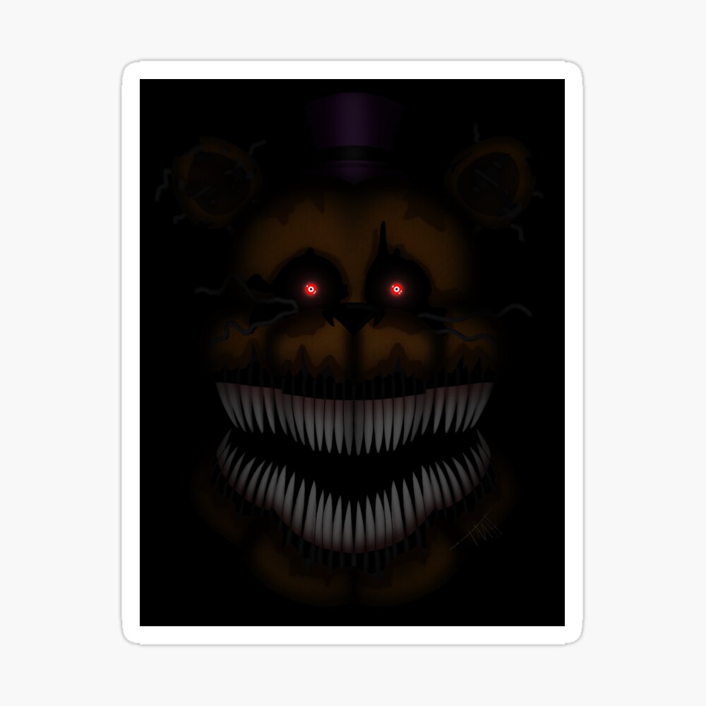 Nightmare Fredbear (Five Nights at Freddy's) Art Print for Sale by  TheMaskedHunter