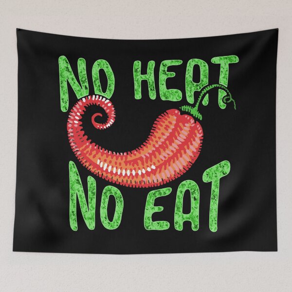 Item preview, No Heat No Eat - Pepperoni Scoville sharpness designed and sold by RAWWR.