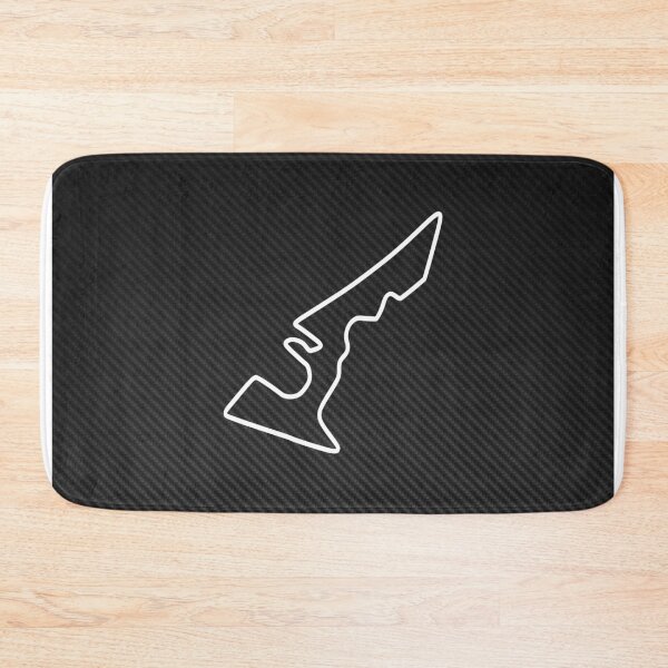 Item preview, Circuit of the Americas Track Layout Carbon Fiber Background Poster designed and sold by Road To Track.