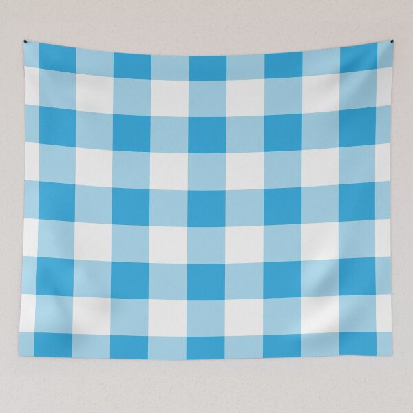 Item preview, Blue Plaid Pattern designed and sold by Cool Fun  Awesome Time.