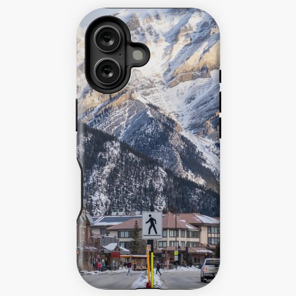 Item preview,  View of downtown Banff National Park, a Unesco World Heritage Site, during the winter. Cascade Mountain in background designed and sold by mkopka.