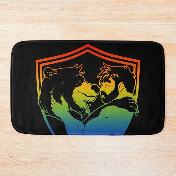 Item preview, ADAM AND BOBO LIKE CUDDLES - GAY PRIDE LINEART designed and sold by bobobear.