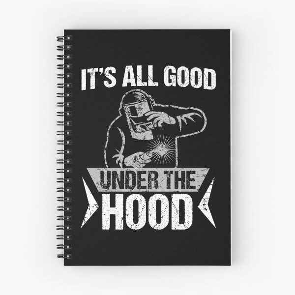 Item preview, It's All Good Under The Hood Funny Welder print designed and sold by sabertronics.