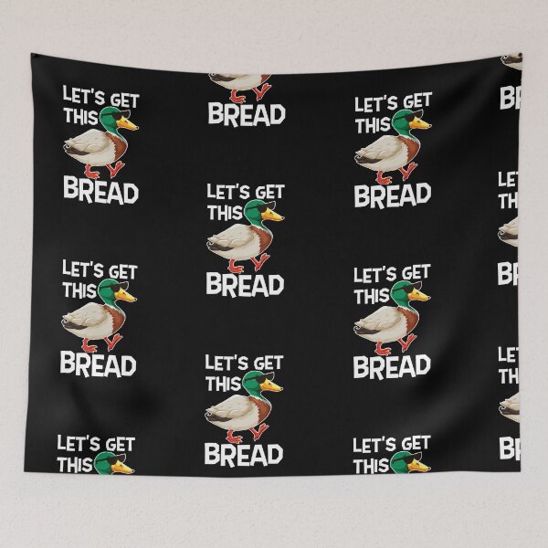 Item preview, Let's Get This Bread, Funny, Duck, Bird, Chill, Cool, Hipster, Hustler, Hip Hop, Work, Gift, designed and sold by amilli.