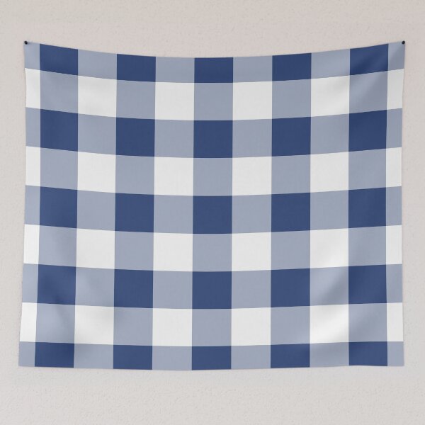 Item preview, Navy Plaid Pattern designed and sold by Cool Fun  Awesome Time.